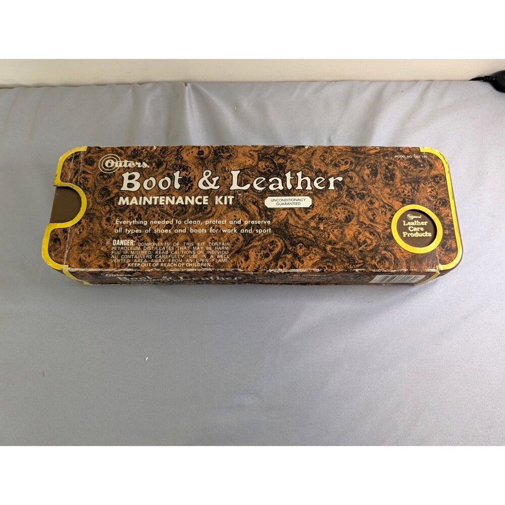 Outers Shoe Cleaner Boot & Leather Maintenance Kit Leather Care Set Case